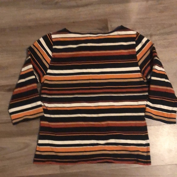 Cute Striped Long Sleeve Shirt - Picture 4 of 4